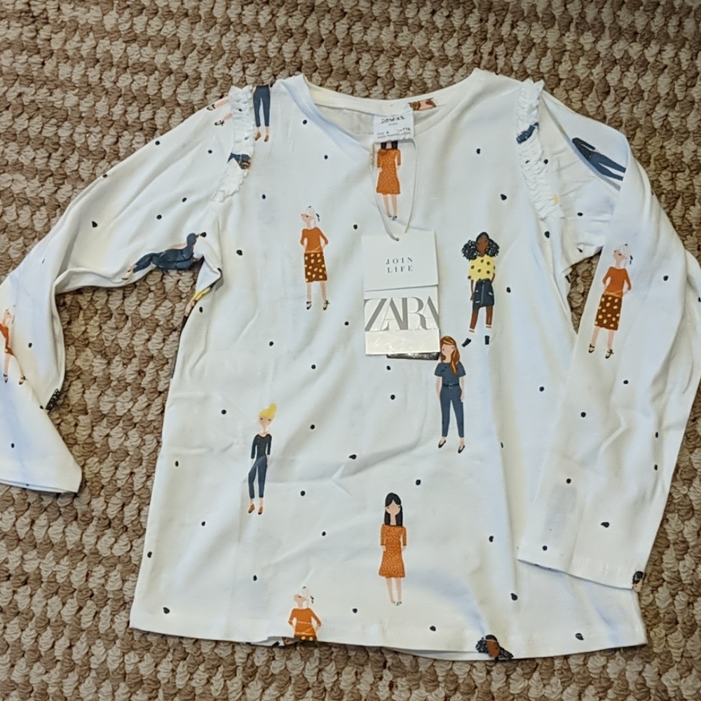 Zara Kids Girl's Long Sleeve Top